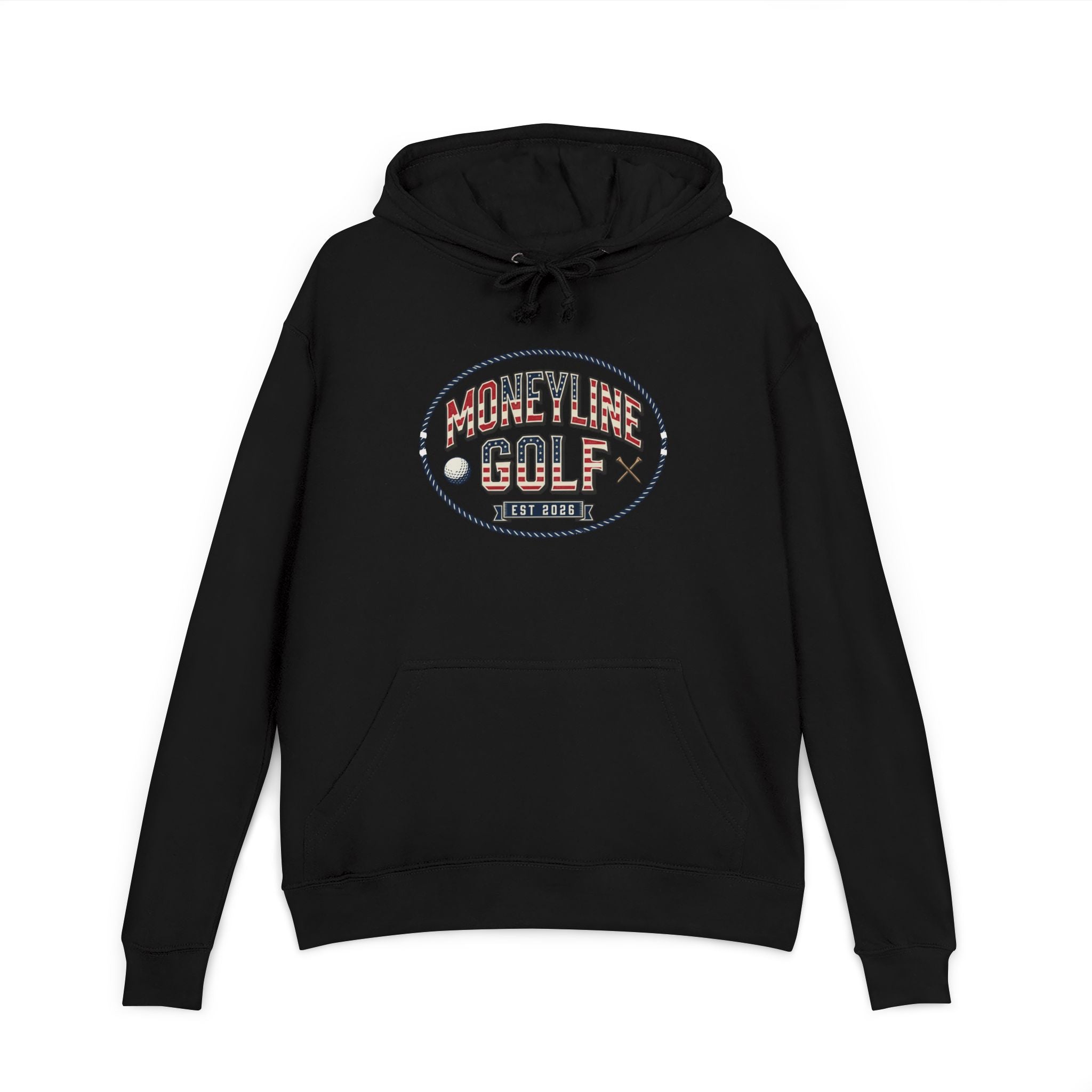 MoneyLine Golf Hoodie — Retro Logo Golf Pullover