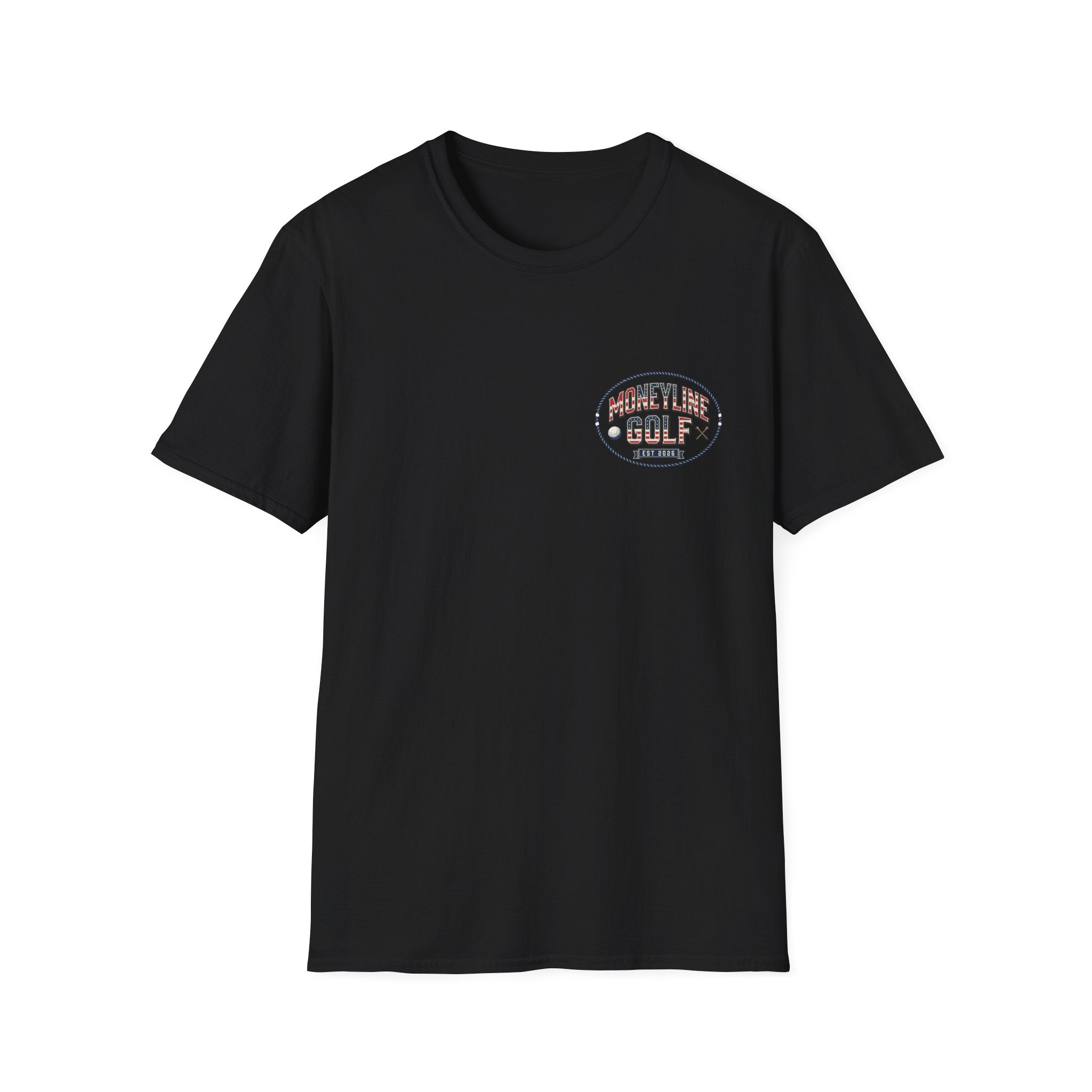 Vintage Surf & Golf Logo T-Shirt — 'Surf x Golf' Chest Patch Tee