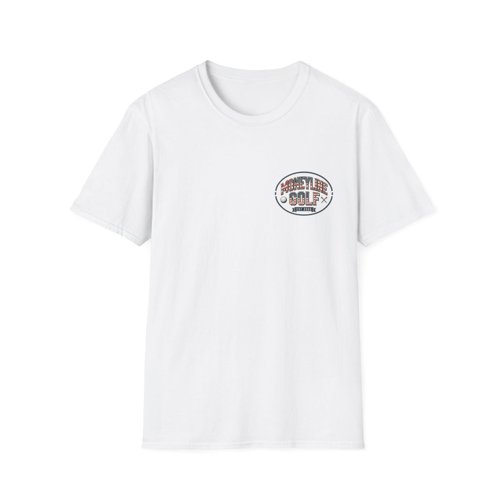 Vintage Surf & Golf Logo T-Shirt — 'Surf x Golf' Chest Patch Tee