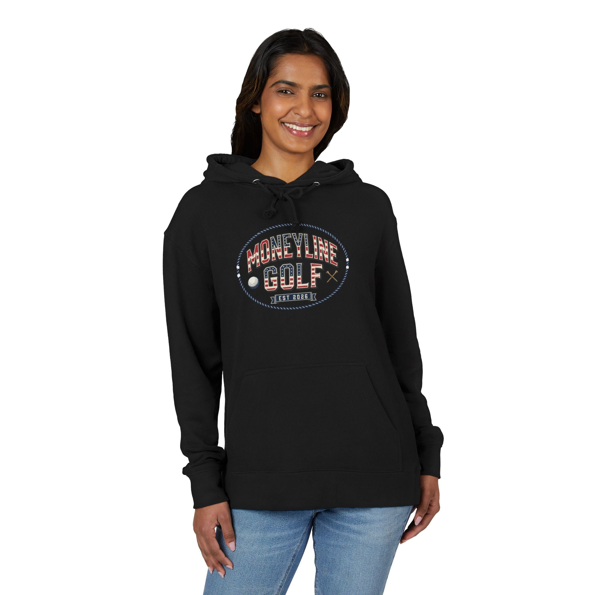 MoneyLine Golf Hoodie — Retro Logo Golf Pullover