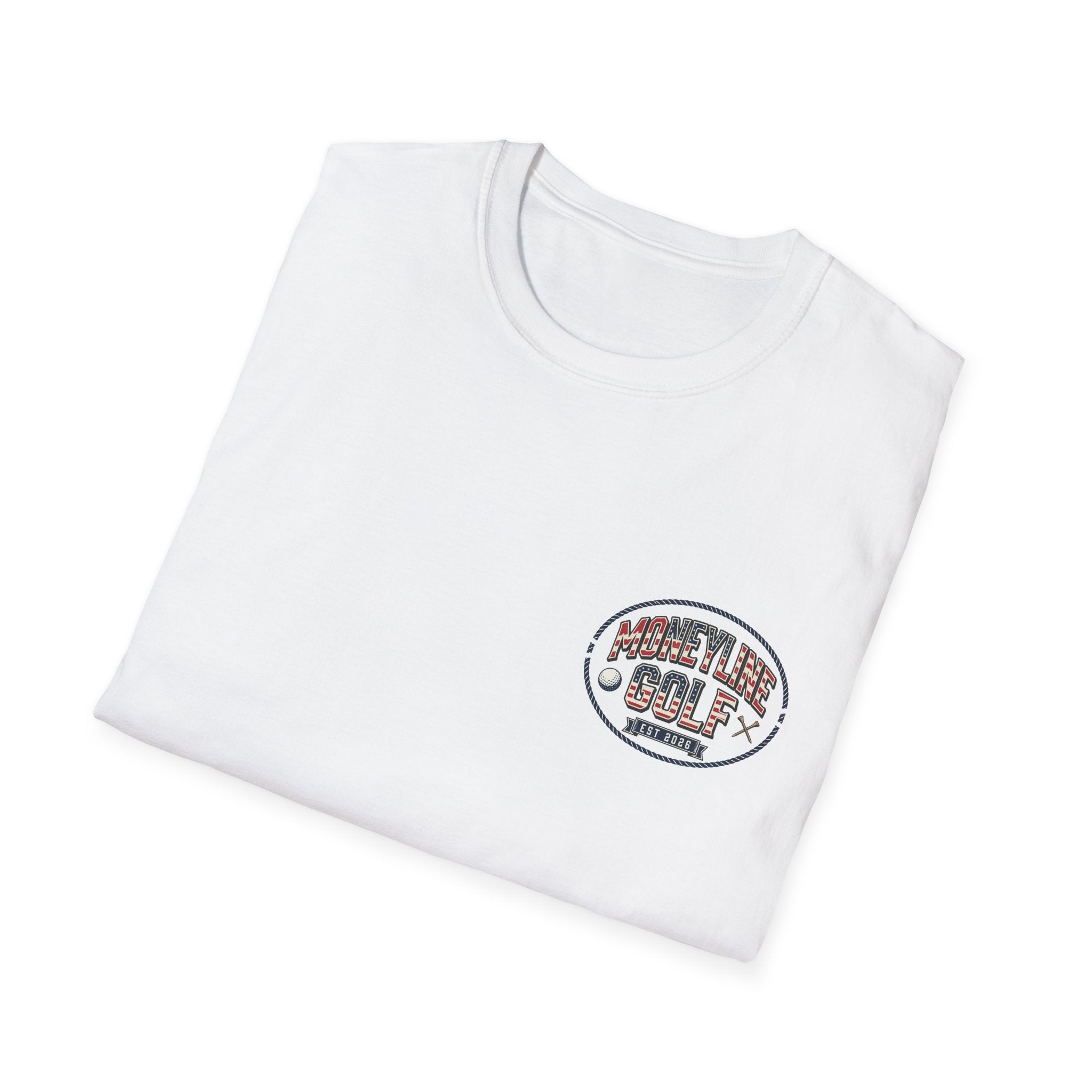 Vintage Surf & Golf Logo T-Shirt — 'Surf x Golf' Chest Patch Tee