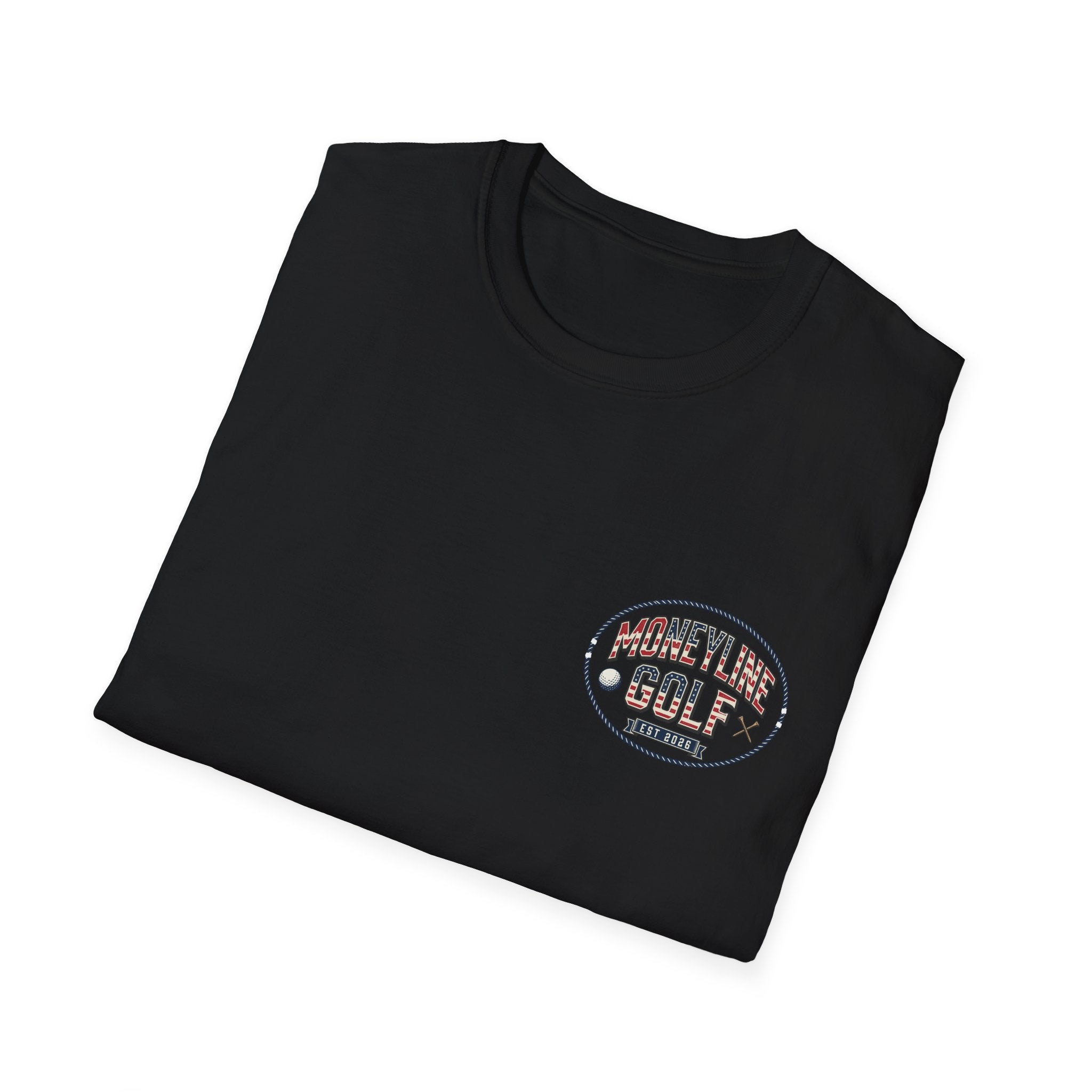 Vintage Surf & Golf Logo T-Shirt — 'Surf x Golf' Chest Patch Tee